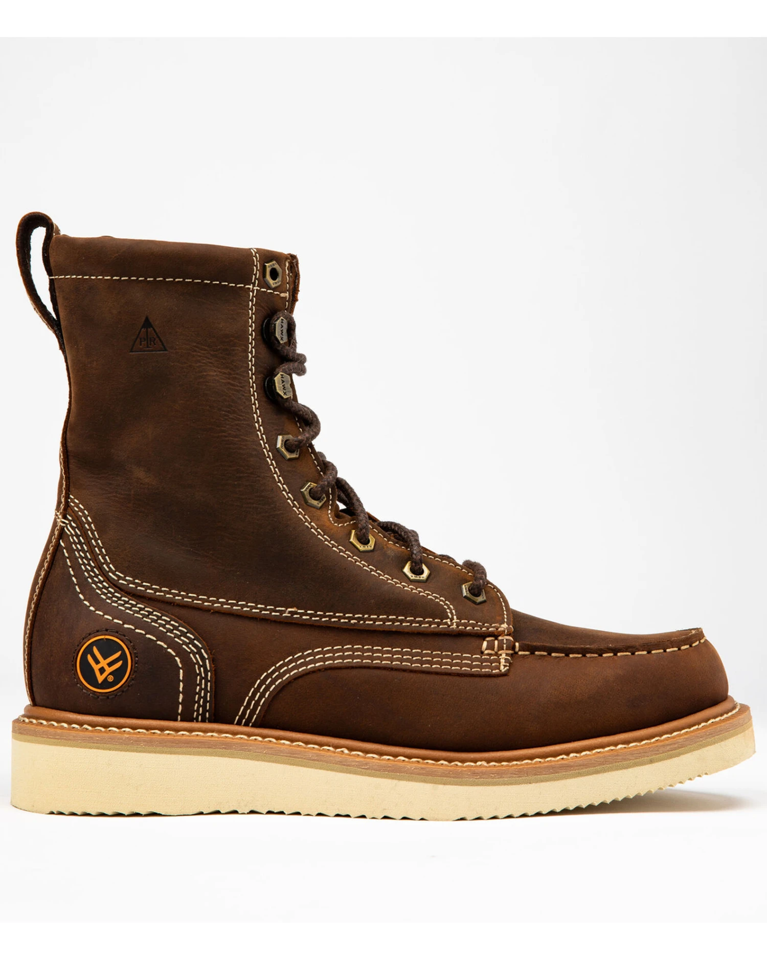 Hawx Men's 8" Grade Work Boots - Moc Toe 9 Hawx Men's 8" Grade Work Boots - Moc Toe - Image 7
