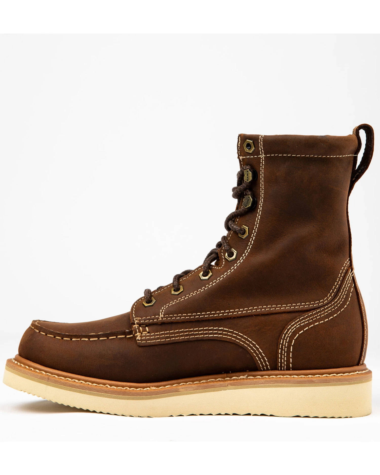 Hawx Men's 8" Grade Work Boots - Moc Toe 6 Hawx Men's 8" Grade Work Boots - Moc Toe - Image 4