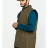 Hawx Men's Olive Canvas Sherpa Lined Work Vest - Tall 1 Hawx Men's Olive Canvas Sherpa Lined Work Vest - Tall -StyleHub Shop 2000283413 341 P3