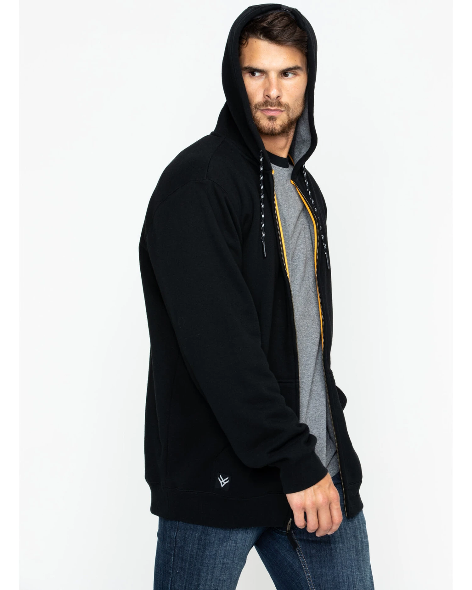 Hawx Men's Zip-Front Thermal Lined Hooded Jacket - Tall 5 Hawx Men's Zip-Front Thermal Lined Hooded Jacket - Tall - Image 3