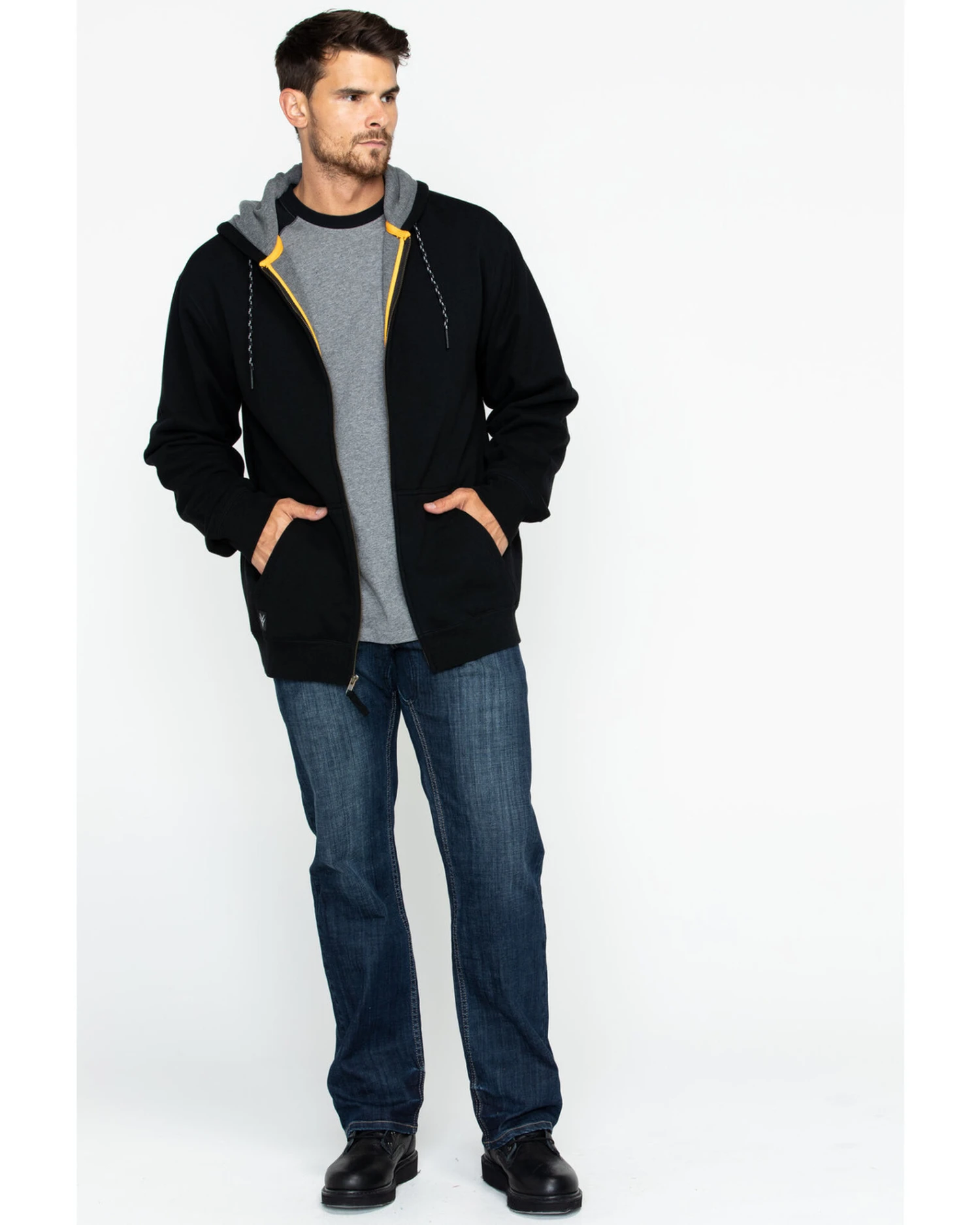 Hawx Men's Zip-Front Thermal Lined Hooded Jacket - Tall 7 Hawx Men's Zip-Front Thermal Lined Hooded Jacket - Tall - Image 5