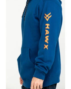 Hawx Men's Logo Sleeve Performance Fleece Hooded Work Sweatshirt - Big & Tall -StyleHub Shop 2000284118 400 P4 1