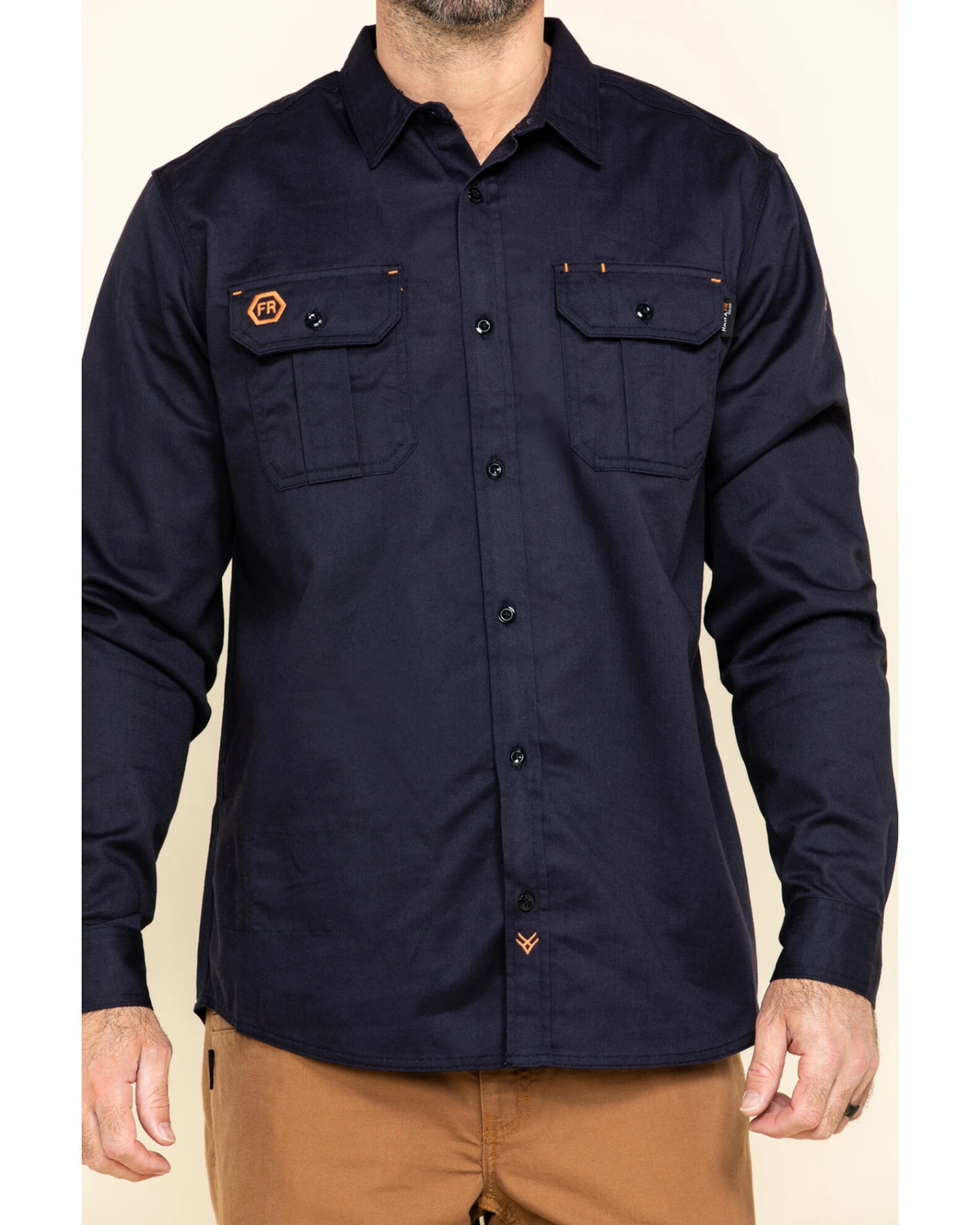 Hawx Men's FR Long Sleeve Woven Work Shirt - Tall 5 Hawx Men's FR Long Sleeve Woven Work Shirt - Tall - Image 3