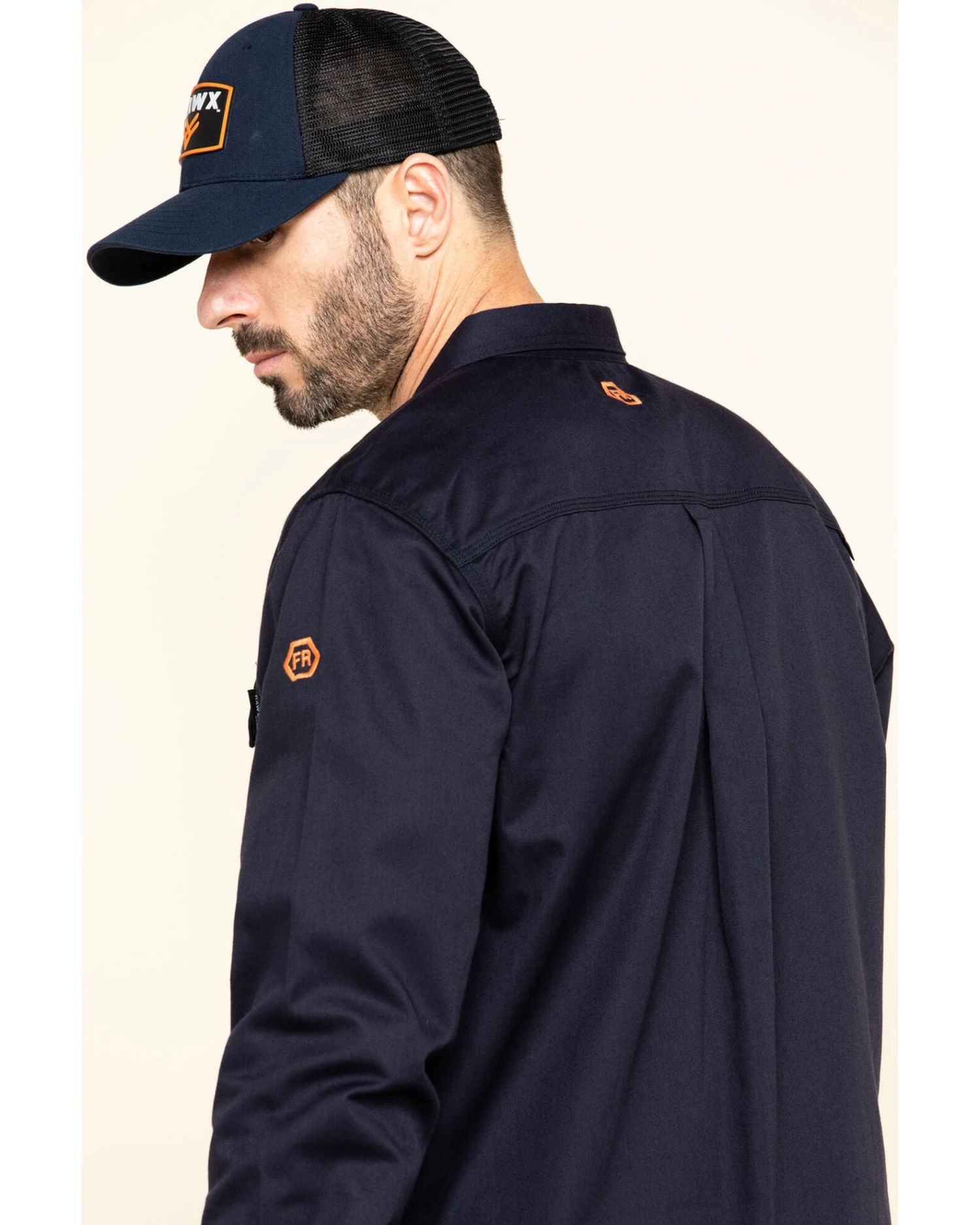 Hawx Men's FR Long Sleeve Woven Work Shirt - Tall 4 Hawx Men's FR Long Sleeve Woven Work Shirt - Tall - Image 2