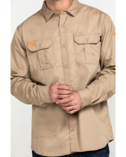 Hawx Men's FR Long Sleeve Woven Work Shirt - Big 11 Hawx Men's FR Long Sleeve Woven Work Shirt - Big -StyleHub Shop 2000284658 250 P4