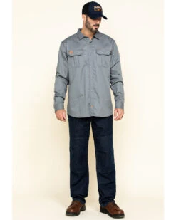 Hawx Men's FR Long Sleeve Work Shirt - Big 13 Hawx Men's FR Long Sleeve Work Shirt - Big -StyleHub Shop 2000284661 040 P6