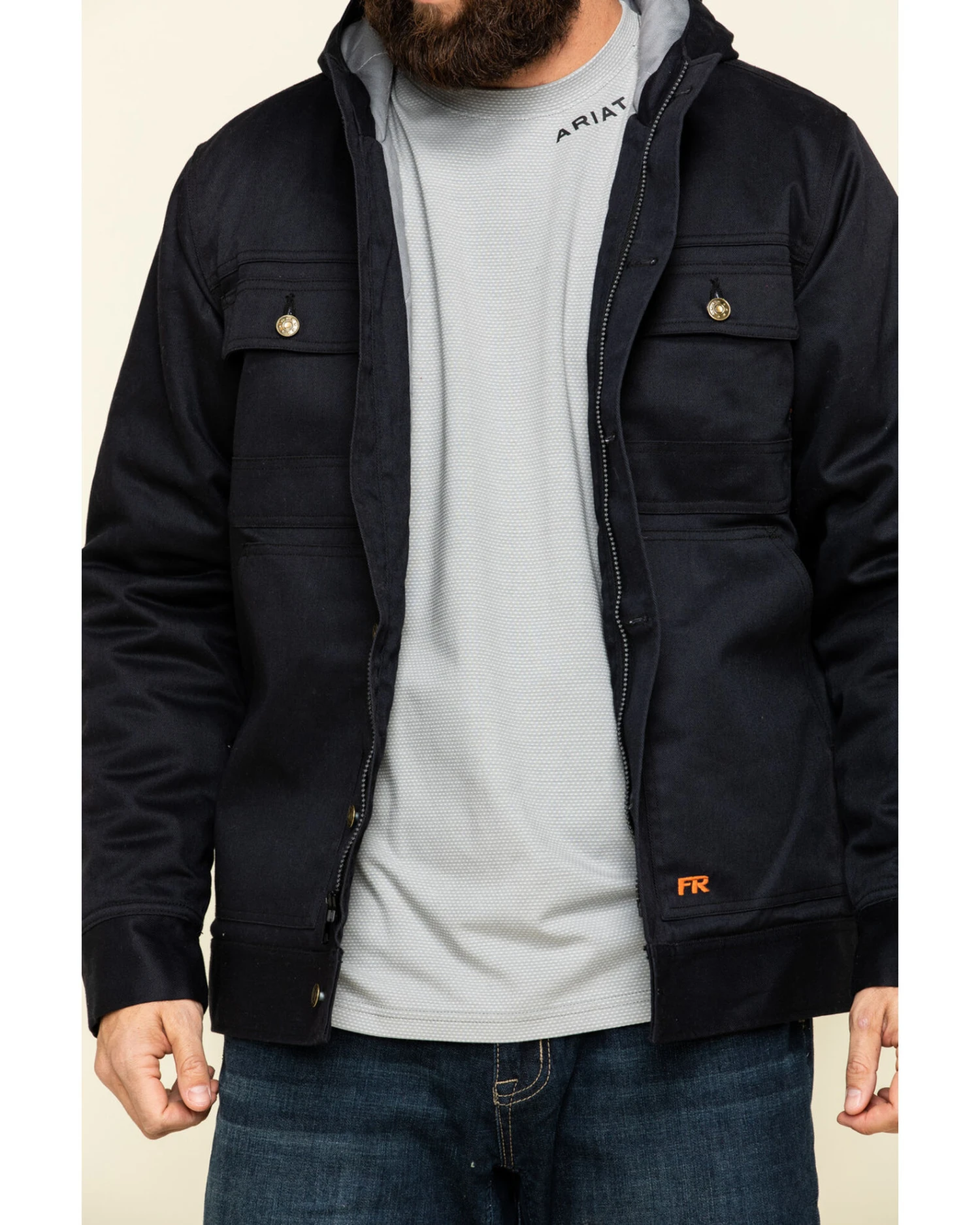 Cody James Men's FR Hooded Duck Work Jacket - Tall 7 Cody James Men's FR Hooded Duck Work Jacket - Tall - Image 5