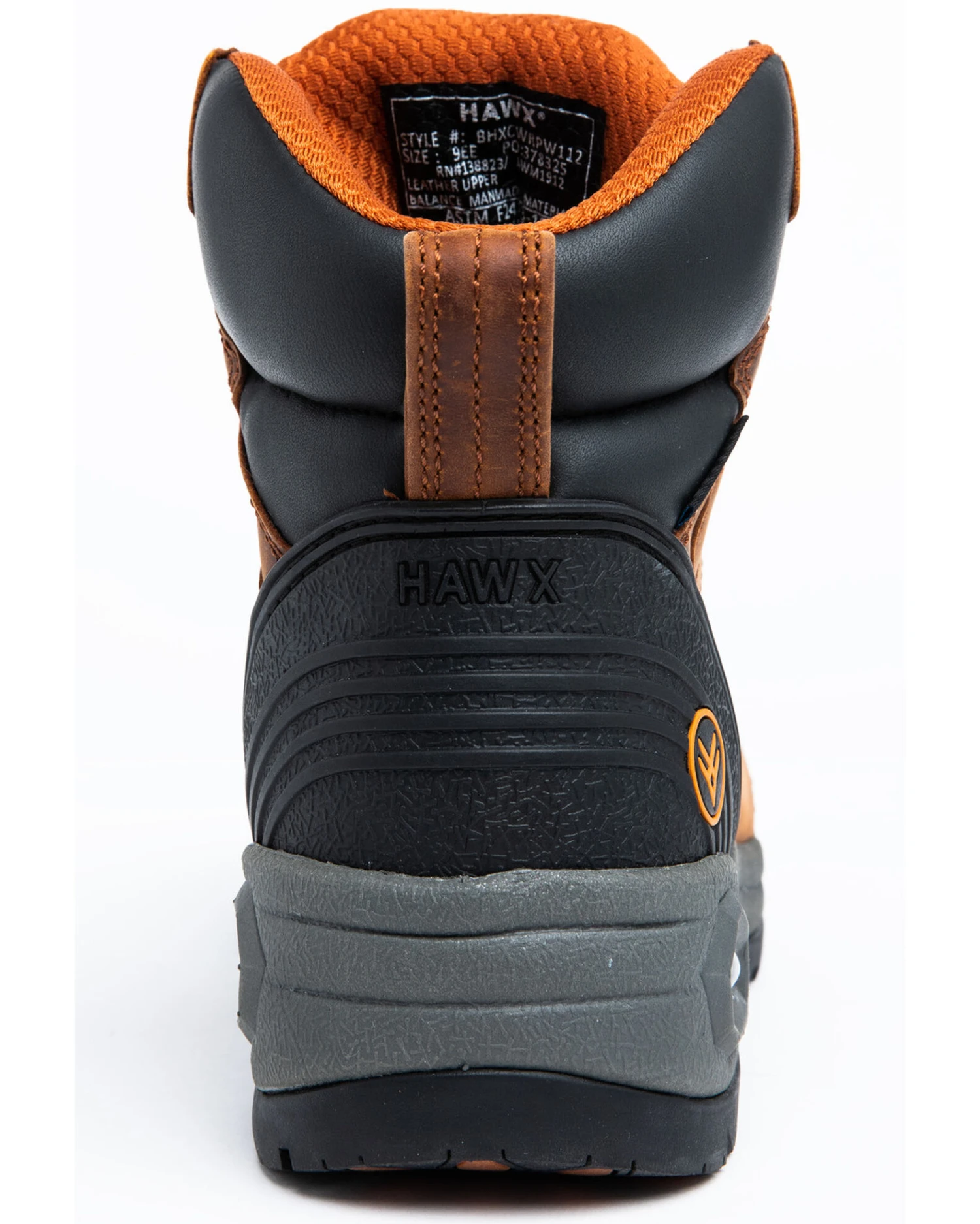 Hawx Men's 6" Crew Chief Work Boots - Soft Toe 5 Hawx Men's 6" Crew Chief Work Boots - Soft Toe - Image 3