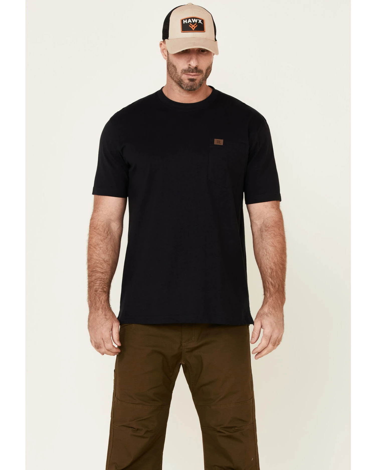Hawx Men's Dark Olive Stretch Ripstop Work Pants 4 Hawx Men's Dark Olive Stretch Ripstop Work Pants - Image 2