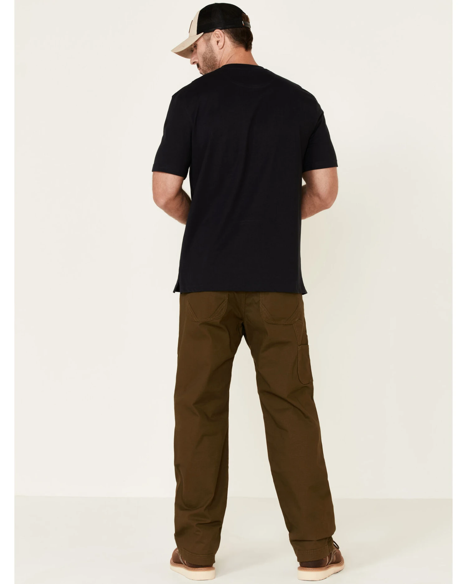 Hawx Men's Dark Olive Stretch Ripstop Work Pants 5 Hawx Men's Dark Olive Stretch Ripstop Work Pants - Image 3