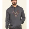Hawx Men's Gray Tech Logo Hooded Work Sweatshirt - Tall -StyleHub Shop 2000297060 021 P1 1