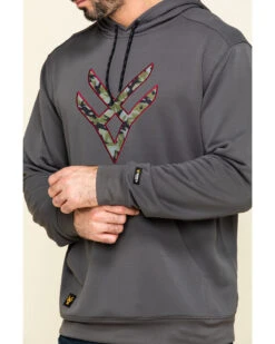 Hawx Men's Gray Tech Logo Hooded Work Sweatshirt - Tall 11 Hawx Men's Gray Tech Logo Hooded Work Sweatshirt - Tall -StyleHub Shop 2000297060 021 P4 1