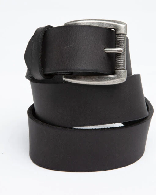 Hawx Men's Black Plain Roller Buckle Work Belt