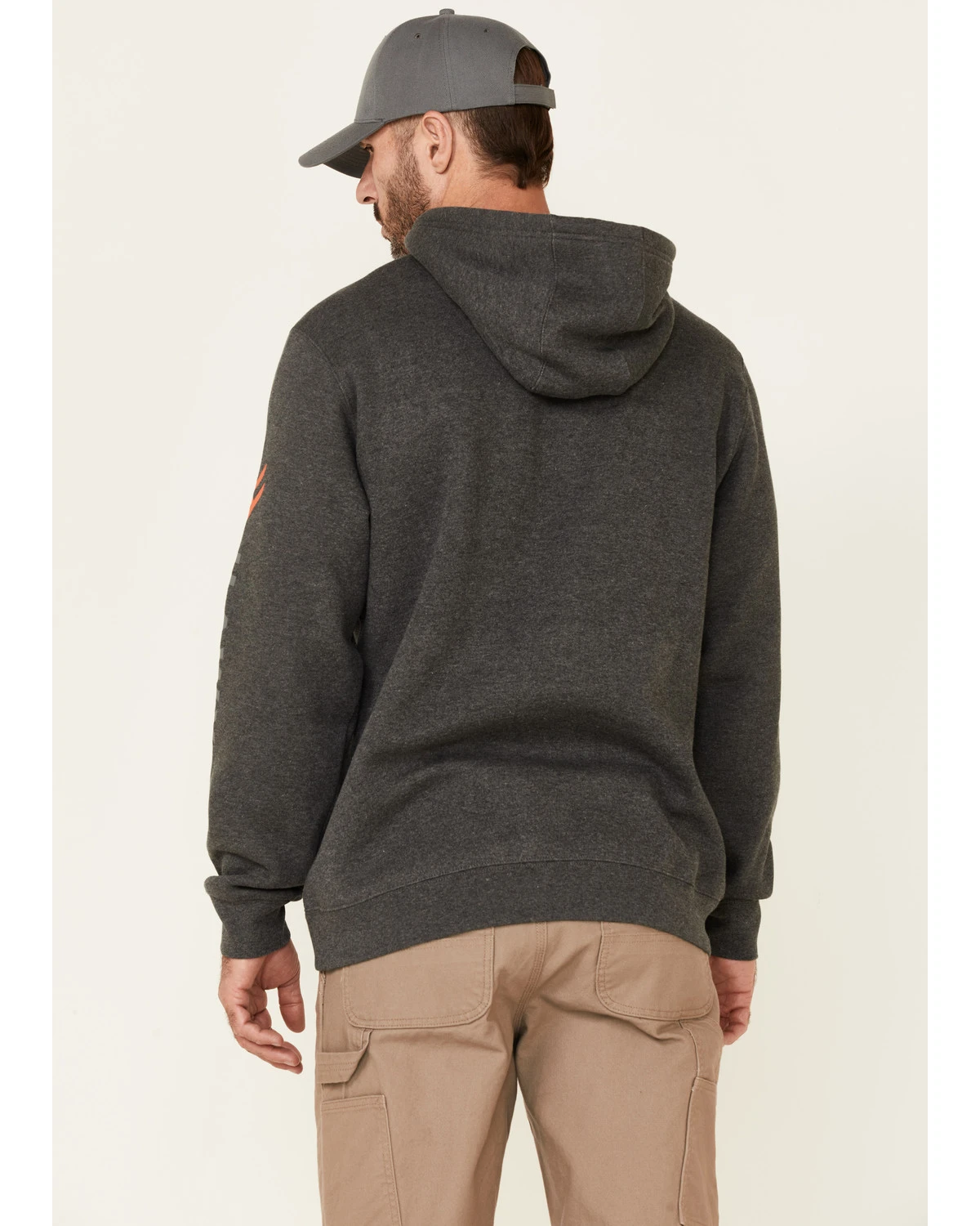 Hawx Men's Primo Logo Fleece-Lined Work Hooded Sweatshirt 6 Hawx Men's Primo Logo Fleece-Lined Work Hooded Sweatshirt - Image 4