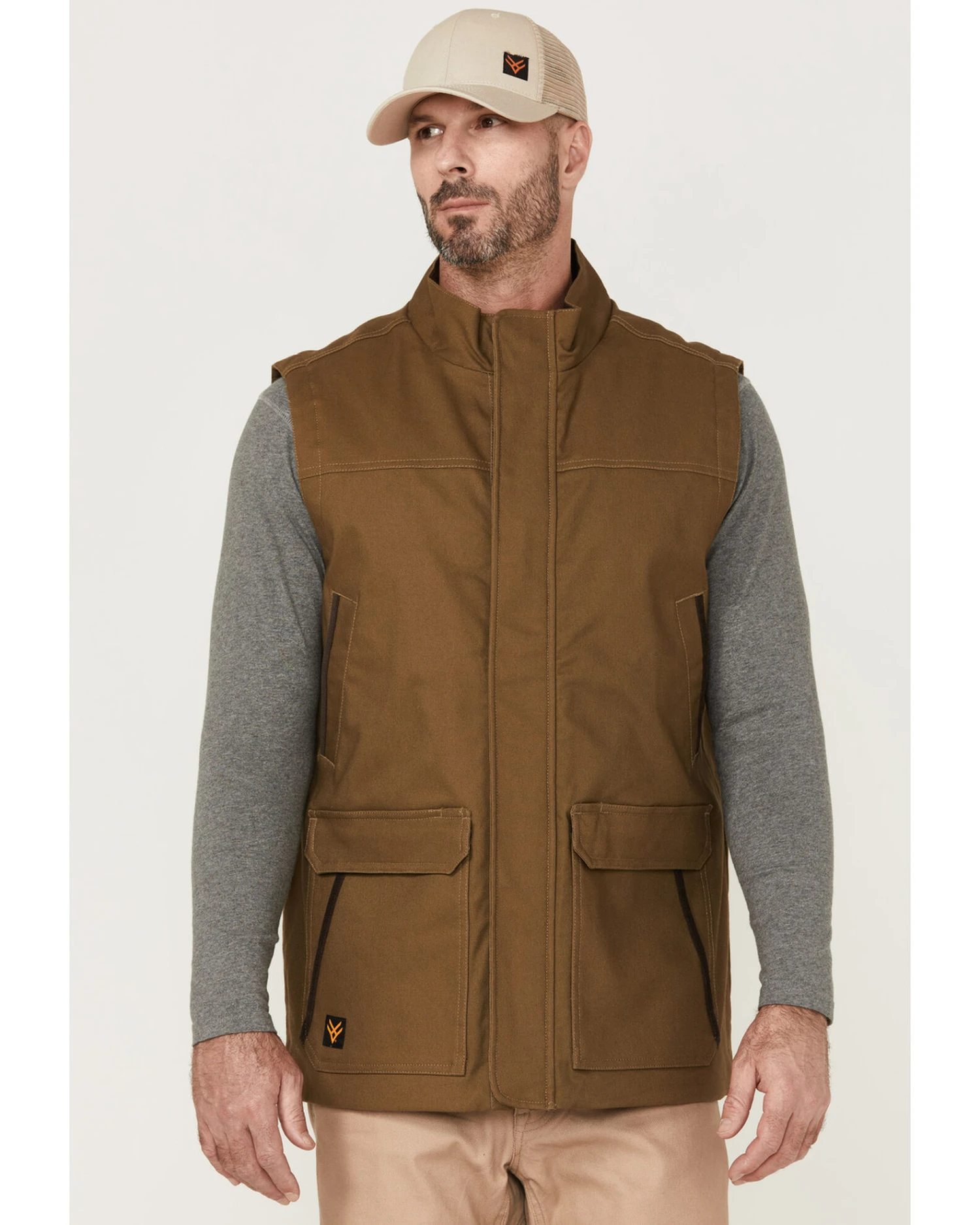 Hawx Men's Olive Tejon Insulated Stretch Work Vest 6 Hawx Men's Olive Tejon Insulated Stretch Work Vest - Image 4