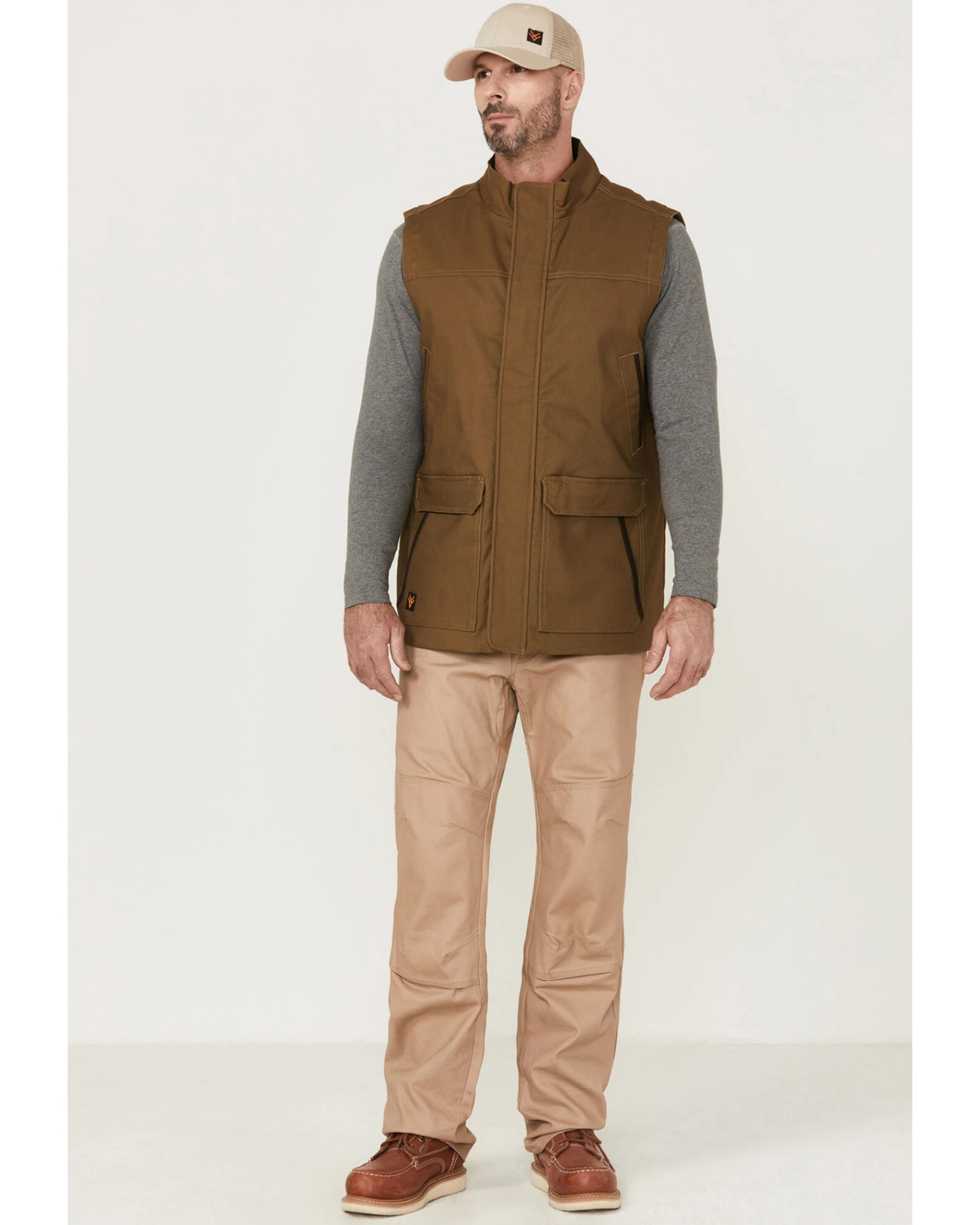 Hawx Men's Olive Tejon Insulated Stretch Work Vest 4 Hawx Men's Olive Tejon Insulated Stretch Work Vest - Image 2