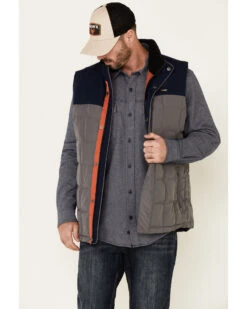 Hawx Men's Gray Colorblock Whistler Insulated Work Vest 11 Hawx Men's Gray Colorblock Whistler Insulated Work Vest -StyleHub Shop 2000327324 020 P2