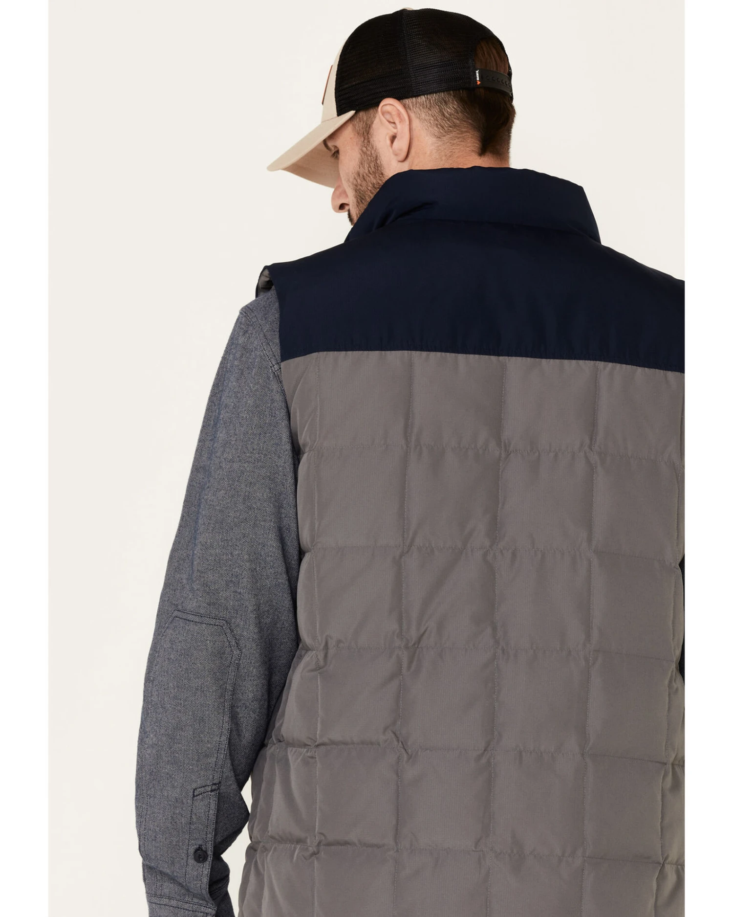 Hawx Men's Gray Colorblock Whistler Insulated Work Vest 3 Hawx Men's Gray Colorblock Whistler Insulated Work Vest
