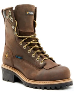 Hawx Men's 8" Waterproof Logger Boots - Steel Toe 10 Hawx Men's 8" Waterproof Logger Boots - Steel Toe -StyleHub Shop 2000335845 201 P1