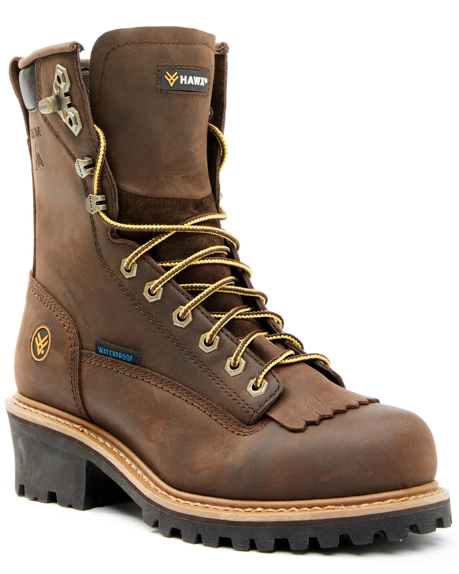 Hawx Men's 8" Waterproof Logger Boots - Steel Toe 4 Hawx Men's 8" Waterproof Logger Boots - Steel Toe - Image 2