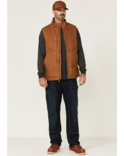Hawx Men's Rust Copper Browder Weathered Duck Zip-Front Insulated Work Vest 9 Hawx Men's Rust Copper Browder Weathered Duck Zip-Front Insulated Work Vest -StyleHub Shop 2000342833 220 P2