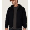 Hawx Men's Navy Pro Insulated Hooded Zip-Front Bomber Work Jacket 1 Hawx Men's Navy Pro Insulated Hooded Zip-Front Bomber Work Jacket -StyleHub Shop 2000342849 410 P1