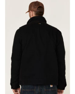 Hawx Men's Black Crawford Weathered Insulated Zip-Front Work Jacket 11 Hawx Men's Black Crawford Weathered Insulated Zip-Front Work Jacket -StyleHub Shop 2000342850 001 P5