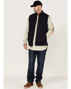 Hawx Men's FR Solid Zip-Front Insulated Work Vest 9 Hawx Men's FR Solid Zip-Front Insulated Work Vest -StyleHub Shop 2000349493 410 P2