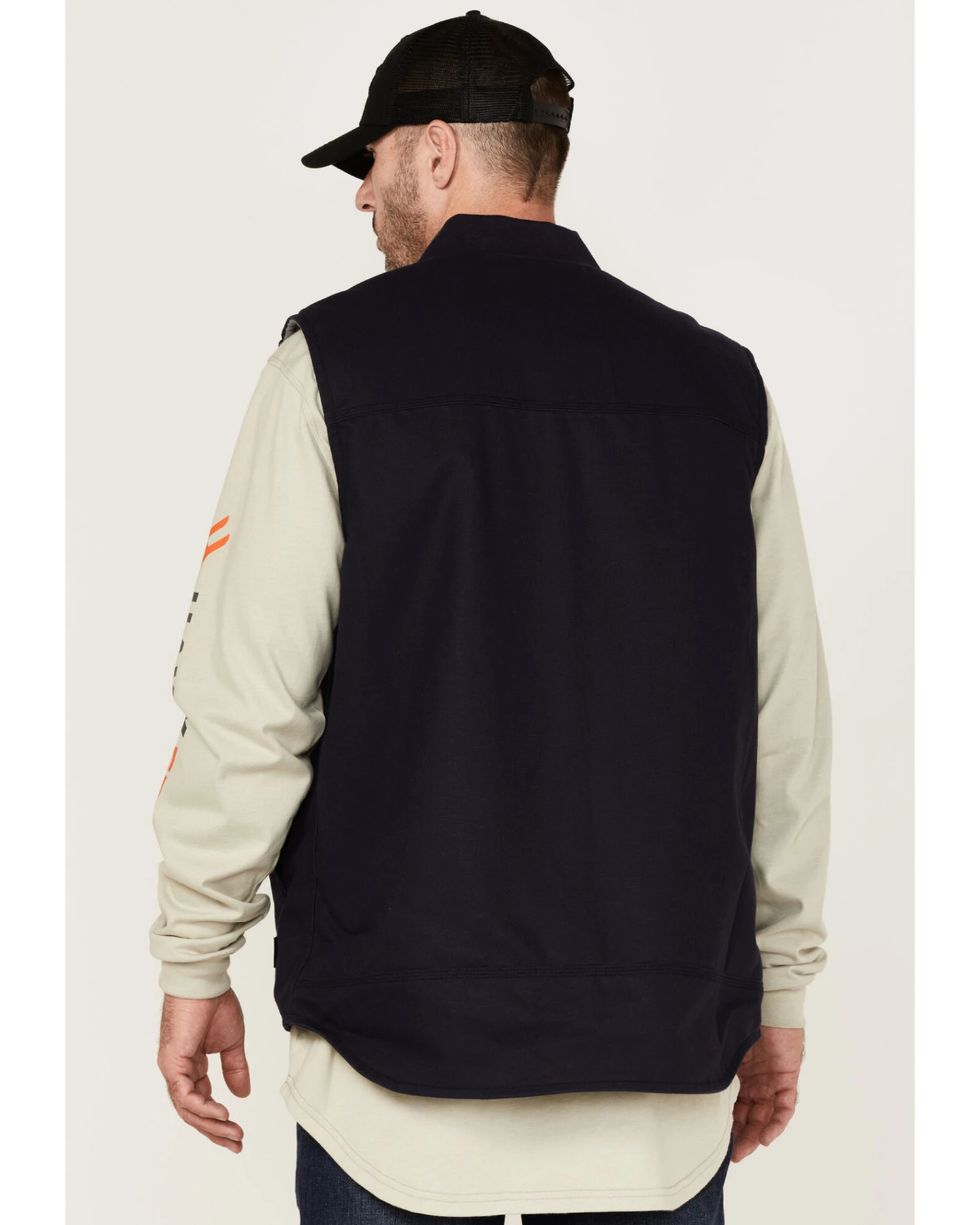 Hawx Men's FR Solid Zip-Front Insulated Work Vest 4 Hawx Men's FR Solid Zip-Front Insulated Work Vest - Image 2