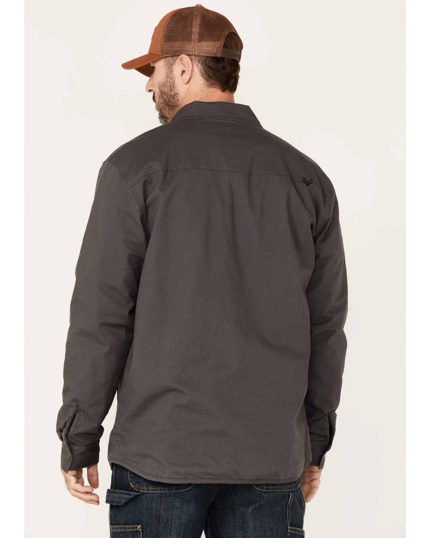 Hawx Men's Gordon Stretch Ripstop Snap-Down Work Shirt Jacket 5 Hawx Men's Gordon Stretch Ripstop Snap-Down Work Shirt Jacket - Image 3