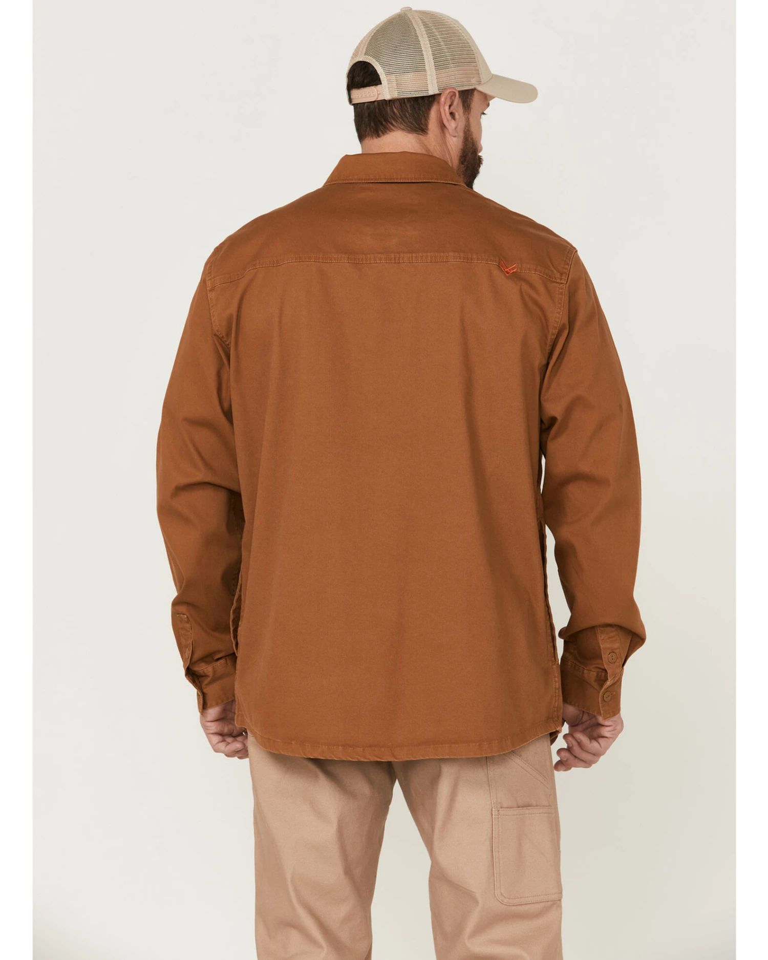 Hawx Men's Brawlins Weathered Bedford Button-Down Cord Work Shirt Jacket 4 Hawx Men's Brawlins Weathered Bedford Button-Down Cord Work Shirt Jacket - Image 2