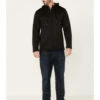 Hawx Men's Merrick Grid Back Zip-Front Fleece Hooded Work Jacket 2 Hawx Men's Merrick Grid Back Zip-Front Fleece Hooded Work Jacket -StyleHub Shop 2000351909 001 P2