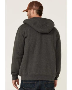 Hawx Men's Charcoal Sherpa-Lined Zip-Front Hooded Work Jacket 9 Hawx Men's Charcoal Sherpa-Lined Zip-Front Hooded Work Jacket -StyleHub Shop 2000351914 022 P4