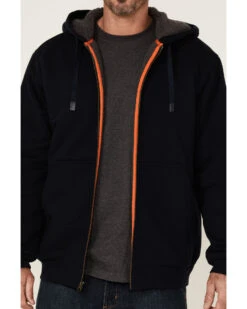 Hawx Men's Navy Sherpa Lined Zip-Front Hooded Work Jacket -StyleHub Shop 2000351915 410 P3