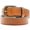 Hawx Men's Smooth Brown Leather Belt 1 Hawx Men's Smooth Brown Leather Belt -StyleHub Shop 2000352691 235 P1