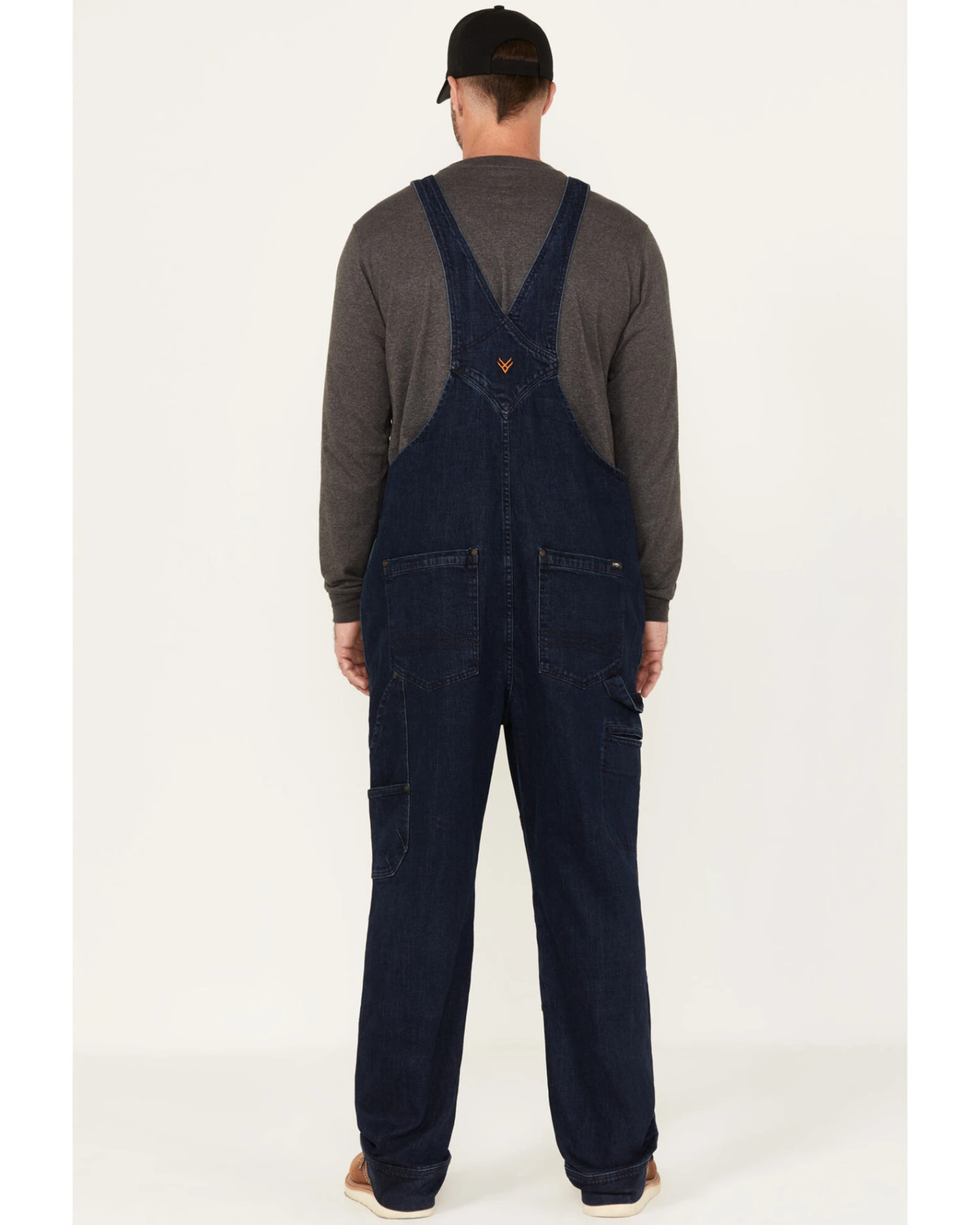 Hawx Men's Stretch Denim Bib Overalls 4 Hawx Men's Stretch Denim Bib Overalls - Image 3