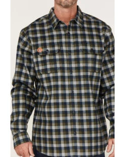Hawx Men's FR Buffalo Plaid Print Long Sleeve Button-Down Work Shirt 8 Hawx Men's FR Buffalo Plaid Print Long Sleeve Button-Down Work Shirt -StyleHub Shop 2000357970 410 P3