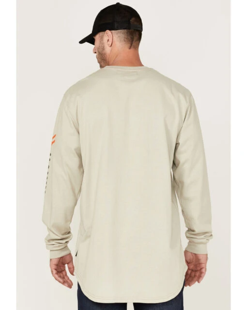 Hawk Men's Big Hawk FR Logo Sleeve Long Sleeve T-Shirt - Big