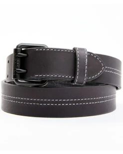 Front Page 13 Hawx Men's Leather Double Prong Belt
