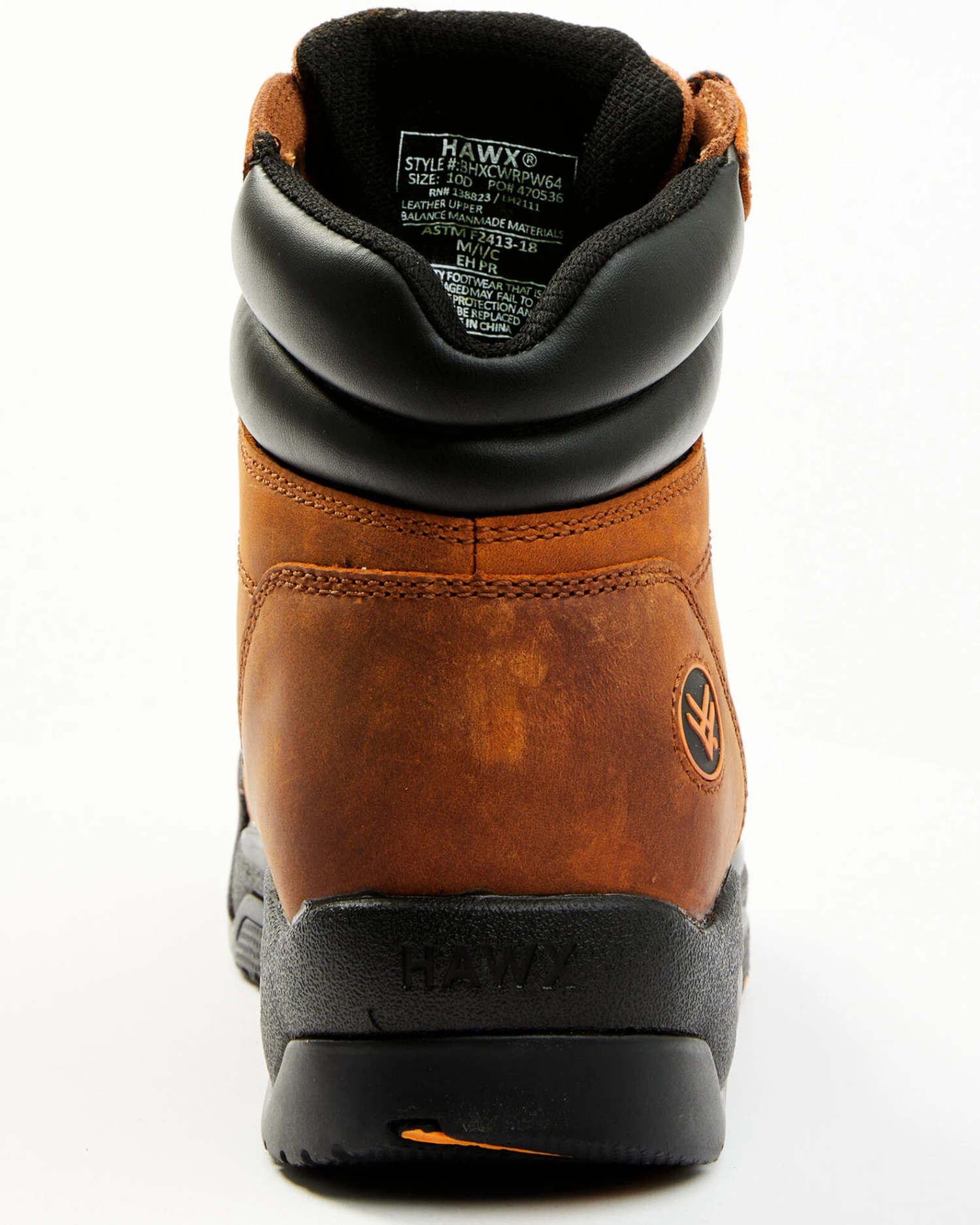 Hawx Men's Enforcer 6" Lace-Up Waterproof Hiking Work Boot - Composite Toe 7 Hawx Men's Enforcer 6" Lace-Up Waterproof Hiking Work Boot - Composite Toe - Image 5