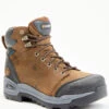 Hawx Men's Lace To Toe Tychee Crazy Horse Waterproof Work Boots - Round Toe 1 Hawx Men's Lace To Toe Tychee Crazy Horse Waterproof Work Boots - Round Toe -StyleHub Shop 2000359443 200 P1