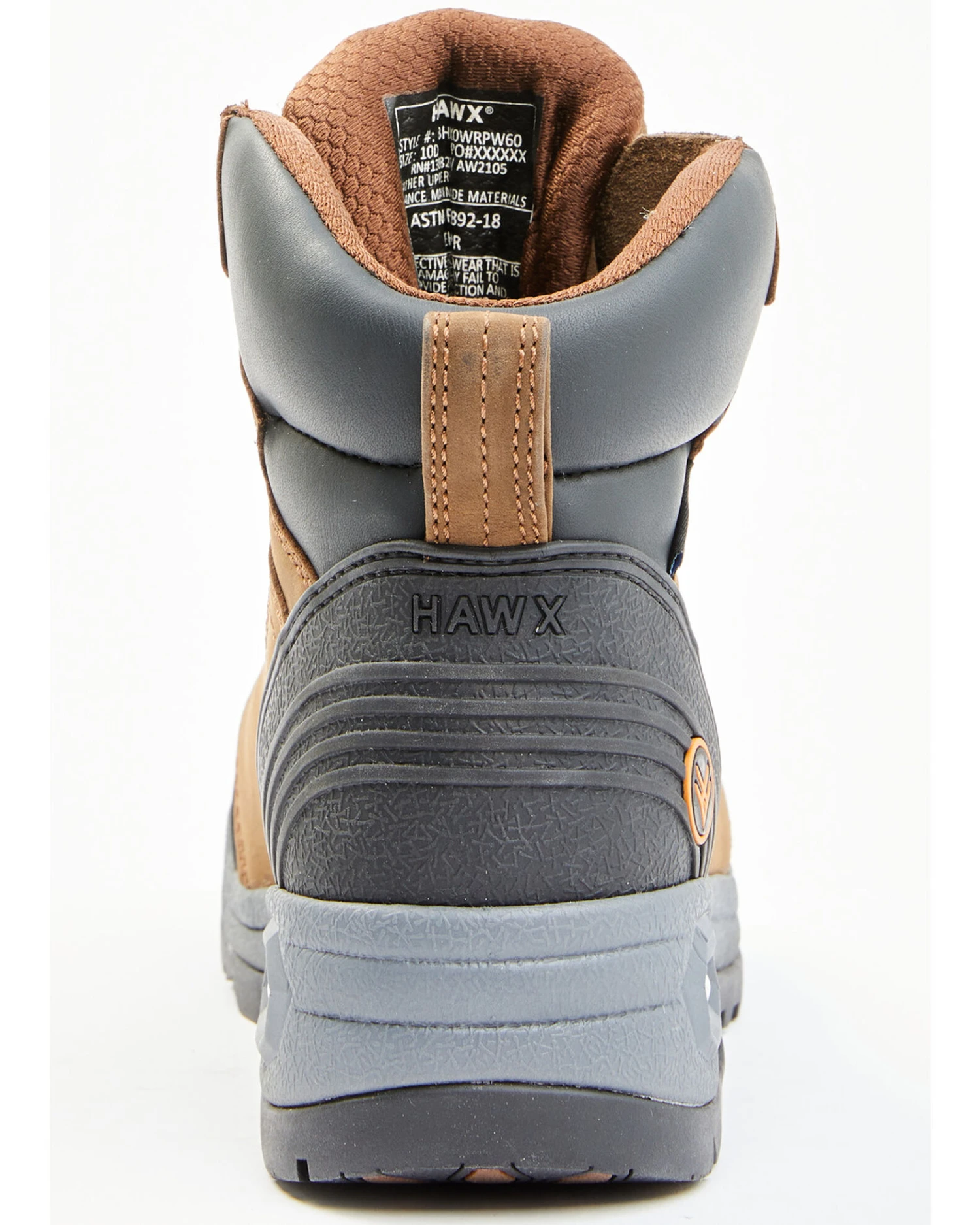 Hawx Men's Lace To Toe Tychee Crazy Horse Waterproof Work Boots - Round Toe 6 Hawx Men's Lace To Toe Tychee Crazy Horse Waterproof Work Boots - Round Toe - Image 4