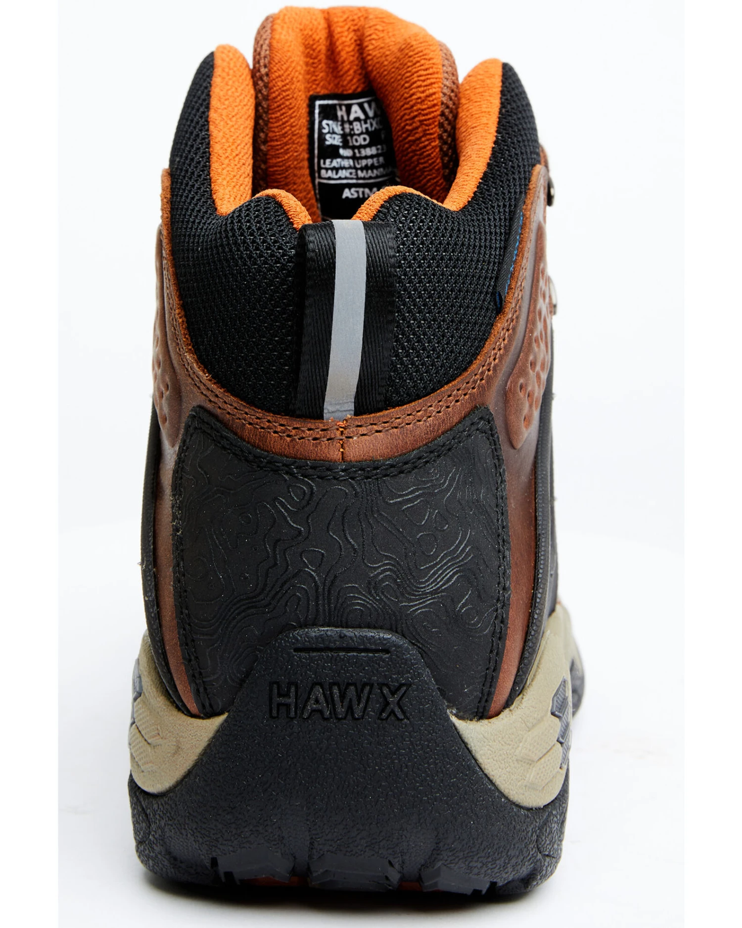 Hawx Men's Talon Dark Brown Umber Waterproof Lace-Up Work Boot - Broad Square Toe 3 Hawx Men's Talon Dark Brown Umber Waterproof Lace-Up Work Boot - Broad Square Toe