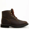 Hawx Men's Oily Crazy Horse 6" Lace-Up Soft Work Boots - Round Toe 1 Hawx Men's Oily Crazy Horse 6" Lace-Up Soft Work Boots - Round Toe -StyleHub Shop 2000360238 200 P2