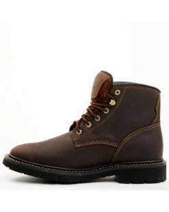 Hawx Men's Oily Crazy Horse 6" Lace-Up Soft Work Boots - Round Toe 15 Hawx Men's Oily Crazy Horse 6" Lace-Up Soft Work Boots - Round Toe -StyleHub Shop 2000360238 200 P3