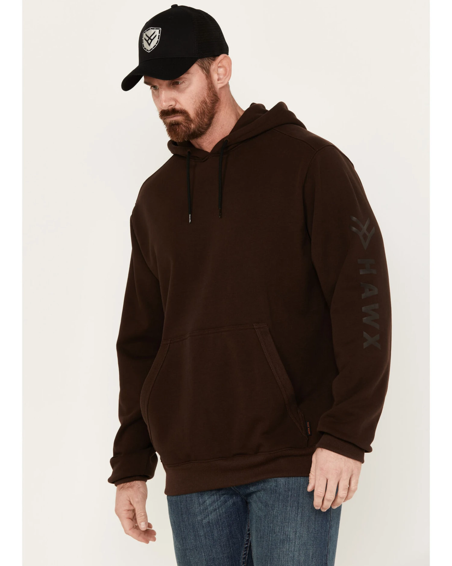 Hawx Men's FR Hard Face Pullover Fleece Hooded Jacket 3 Hawx Men's FR Hard Face Pullover Fleece Hooded Jacket