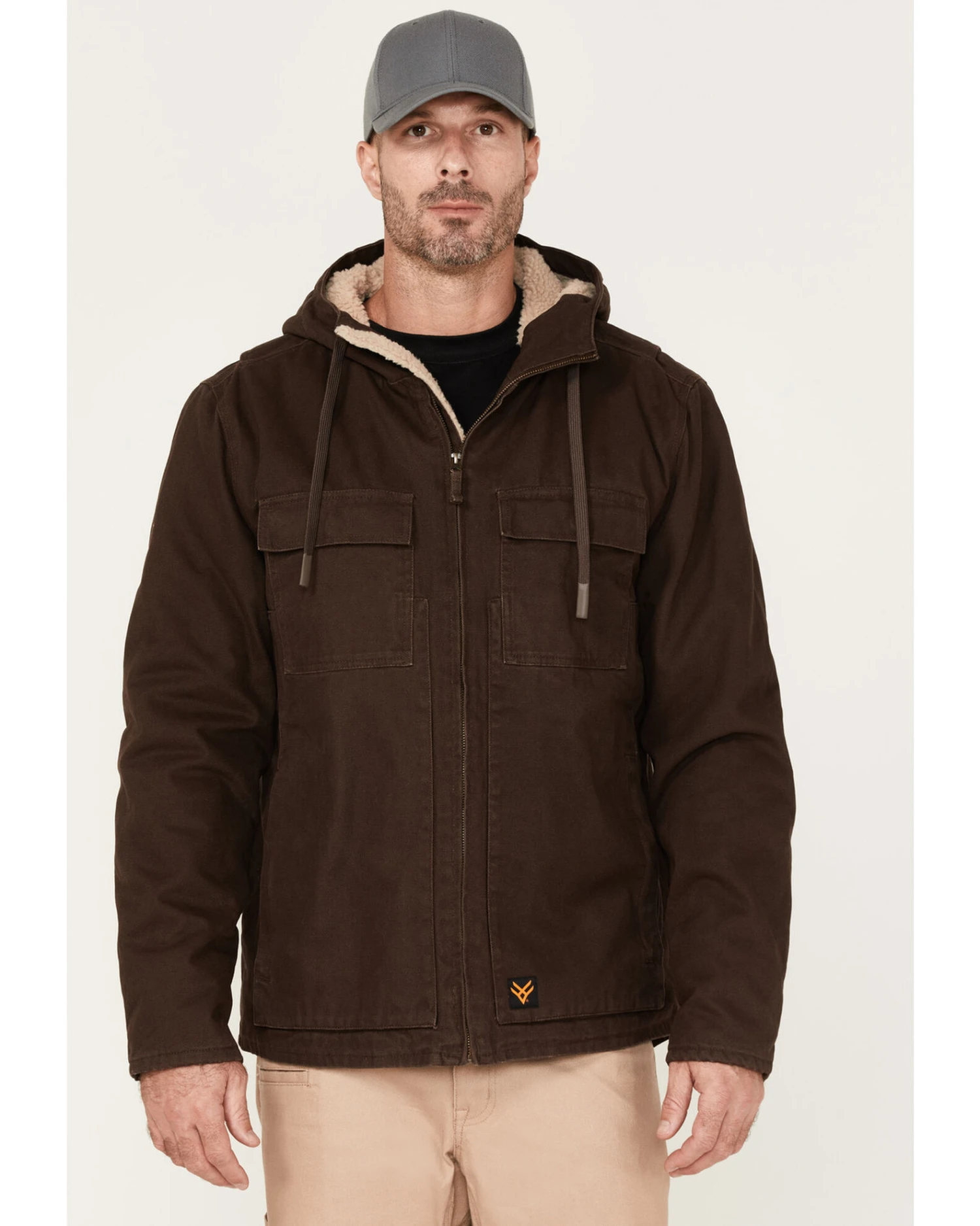 Hawx Men's Weathered Sherpa Lined Jacket 4 Hawx Men's Weathered Sherpa Lined Jacket - Image 2