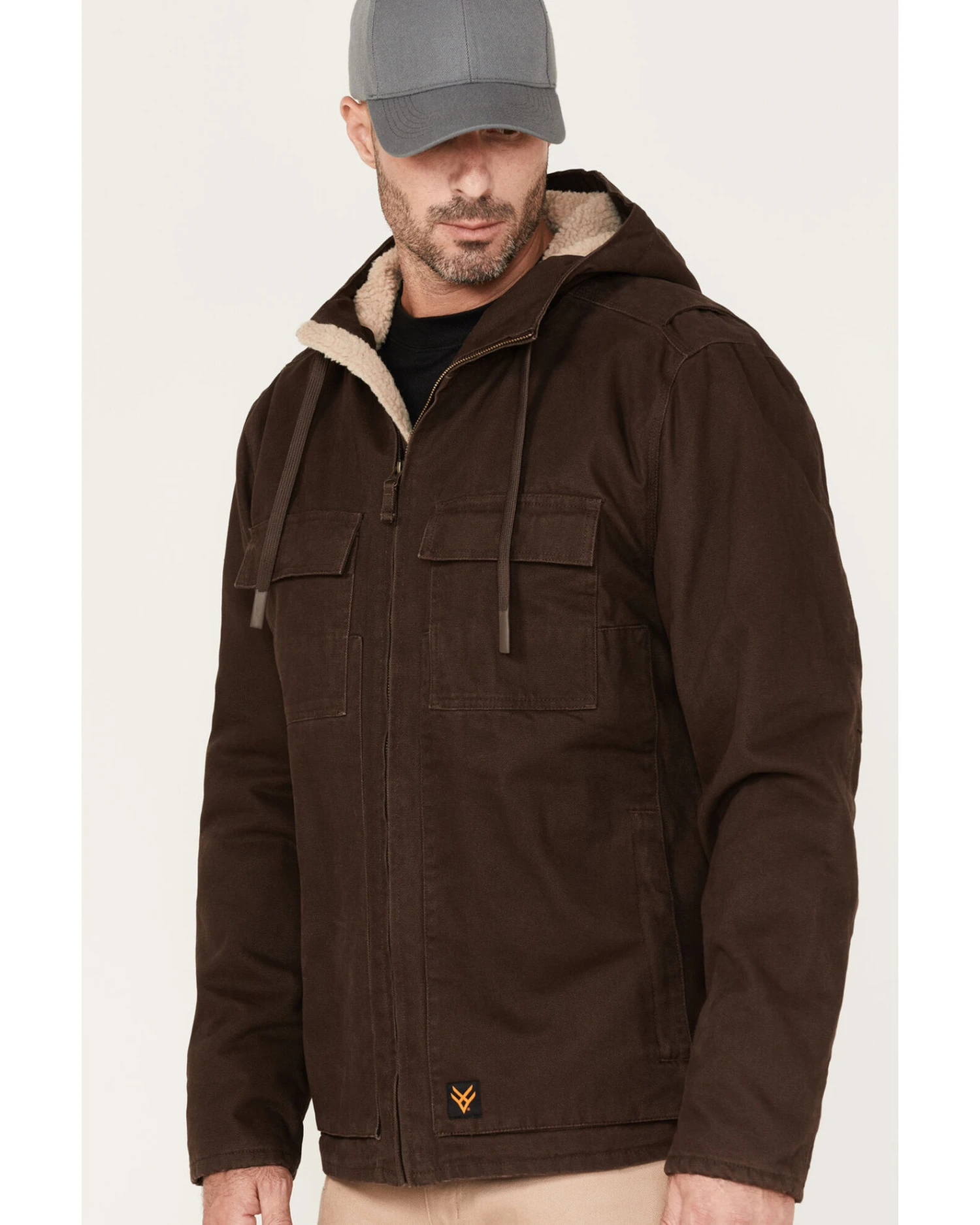 Hawx Men's Weathered Sherpa Lined Jacket 6 Hawx Men's Weathered Sherpa Lined Jacket - Image 4