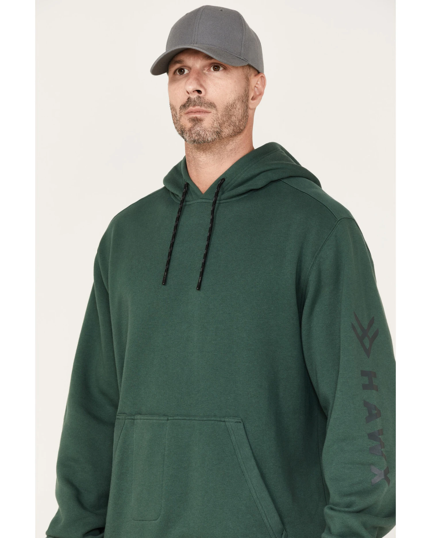 Hawx Men's Primo Logo Graphic Fleece Hooded Work Sweatshirt 3 Hawx Men's Primo Logo Graphic Fleece Hooded Work Sweatshirt