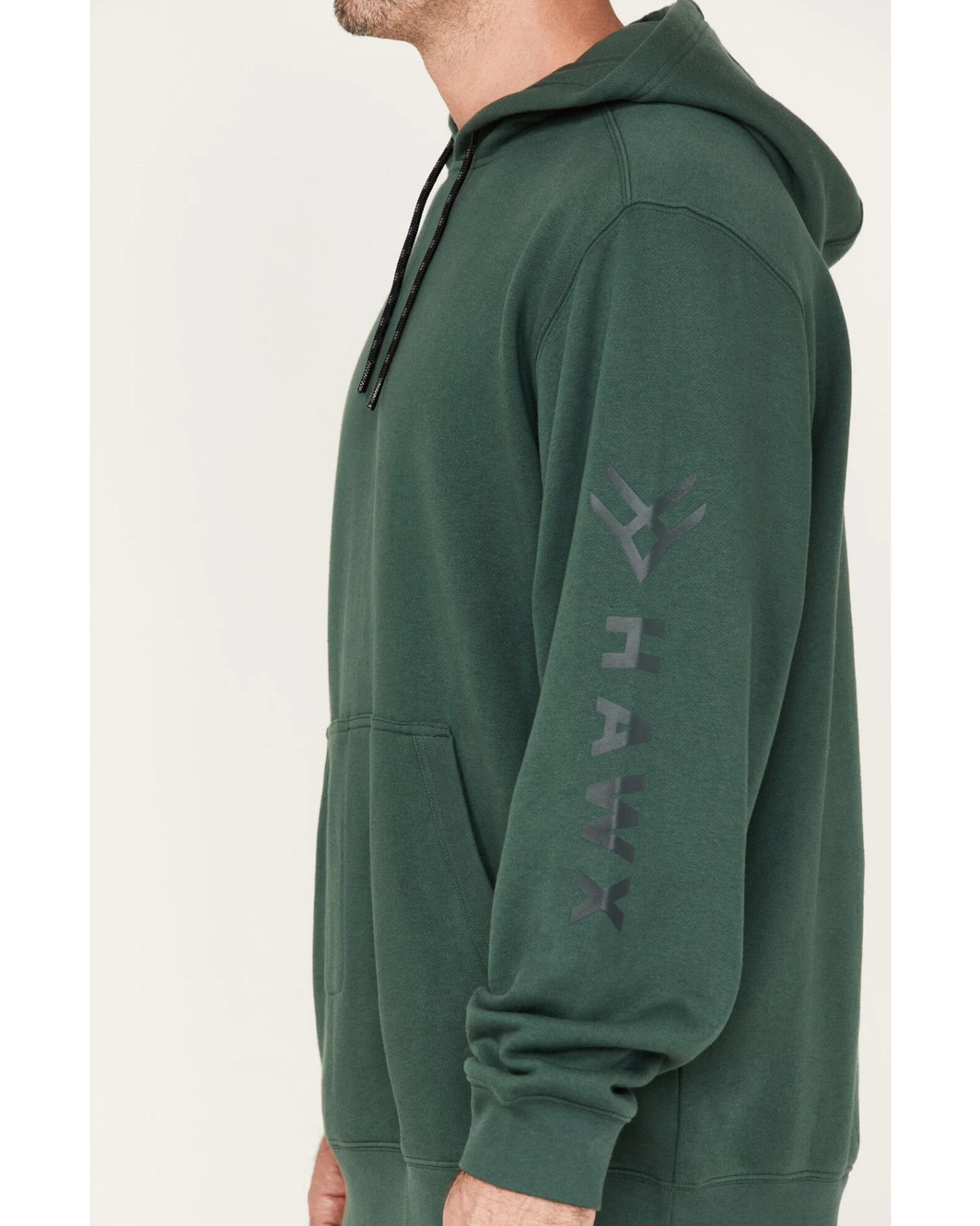 Hawx Men's Primo Logo Graphic Fleece Hooded Work Sweatshirt 6 Hawx Men's Primo Logo Graphic Fleece Hooded Work Sweatshirt - Image 4